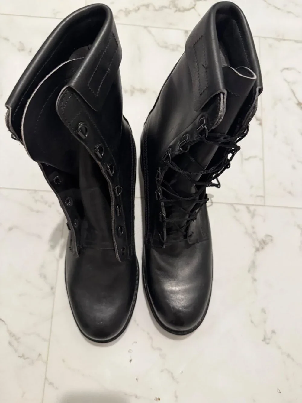 NEW black Aviator boots